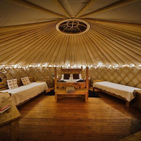 Secret Cloud House Holidays Luxury Yurts With Hot Tubs Cauldon Zewnętrze zdjęcie